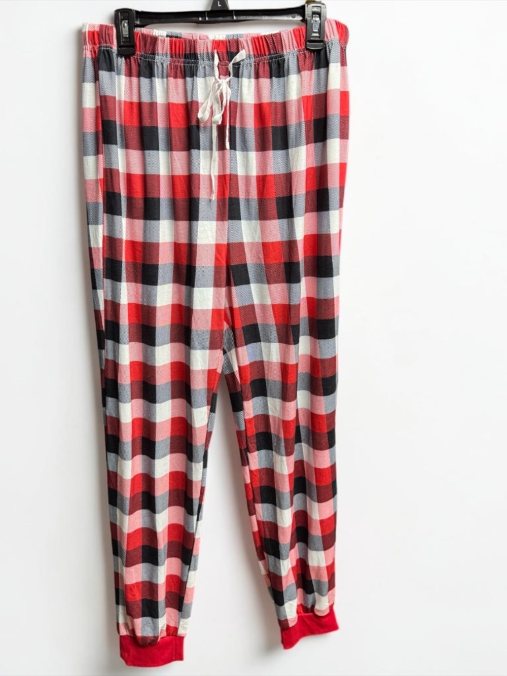 PatPat Men XL Buffalo Plaid Pajama Pants Red Black Lounge Sleepwear NWOT